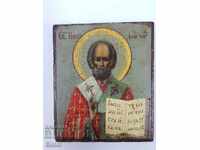 Rare Russian icon St. Nicholas the Wonderworker 19th century
