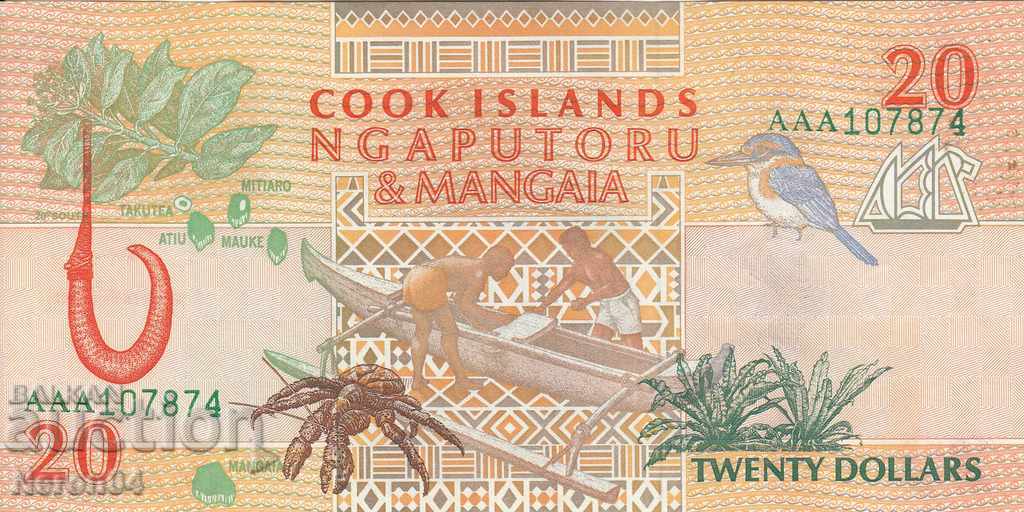20 $ 1992, Insulele Cook