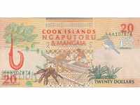 20 долара 1992, Острови Кук