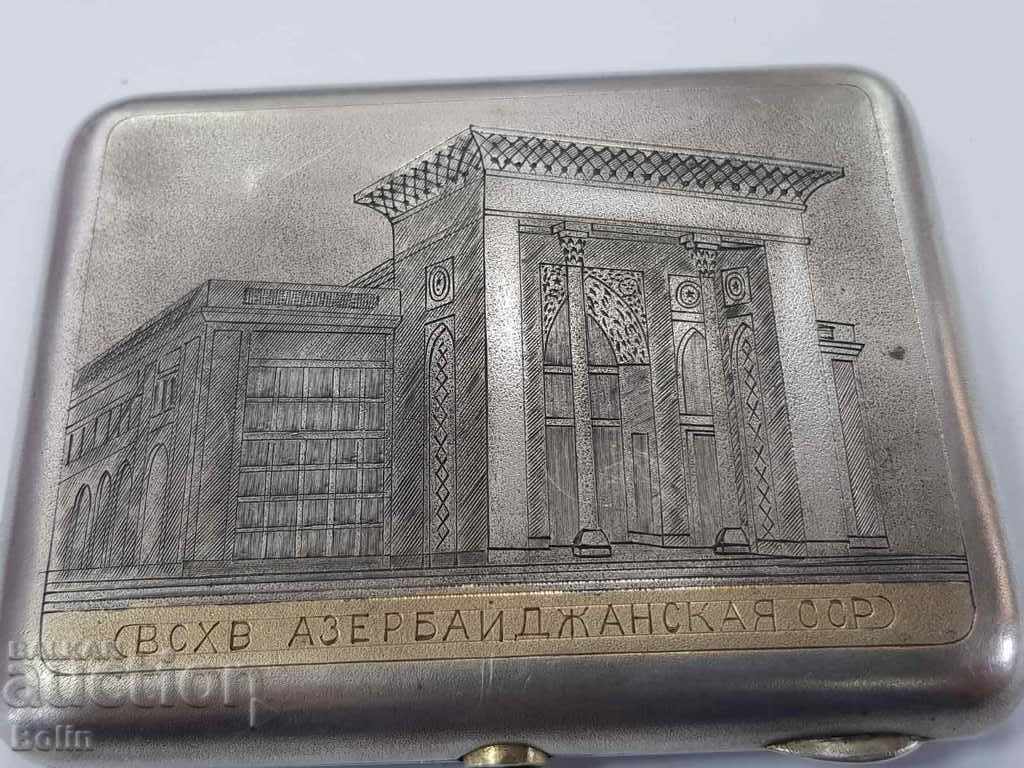 Πρώιμη ρωσική ΕΣΣΔ ασημένια ταμπακιέρα Αζερμπαϊτζάν 875 π.Χ. με τιμή € 450.00 | 880.12 BGN Πρώιμη ρωσική ΕΣΣΔ ασημένια ταμπακιέρα Αζερμπαϊτζάν 875 π.Χ. με τιμή € 450.00 | 880.12 BGN