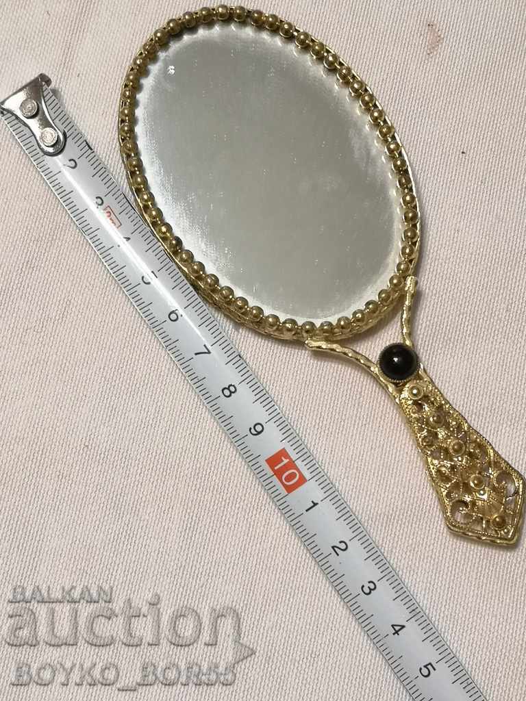 Vintage Ladies' Toilet Mirror Tapestry with Embroidery - 6 Vintage Ladies' Toilet Mirror Tapestry with Embroidery - 6