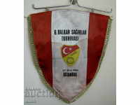 1982 Balkan Championship Turkey Istanbul football flag