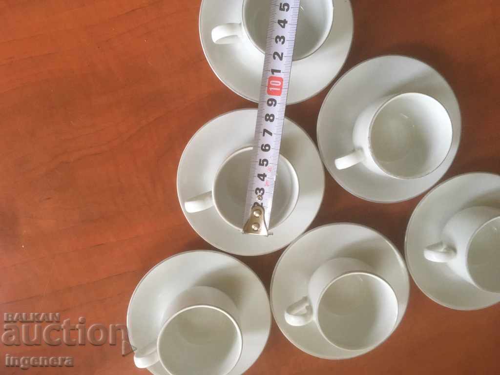 Auction PORCELAIN SERVICE FOR COFFEE BULGARIA Auction PORCELAIN SERVICE FOR COFFEE BULGARIA