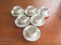 PORCELAIN SERVICE FOR COFFEE BULGARIA