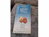 Old package of Melko chocolate