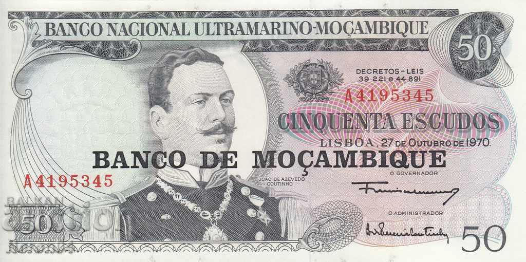 50 Escudo 1970, Mozambic