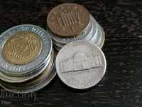 Монета - САЩ - 5 цента | 1996г.