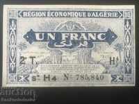 Algeria 1 Franc 1944 Pick 101 Ref 5840 Unc