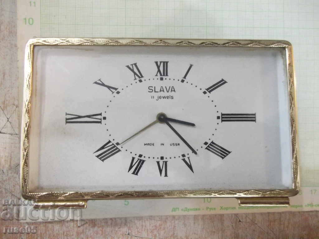 Часовник будилник "SLAVA" работещ - 4