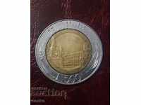 Italy 500 pounds 1986