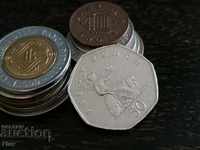Монета - Великобритания - 50 пенса | 1998г.