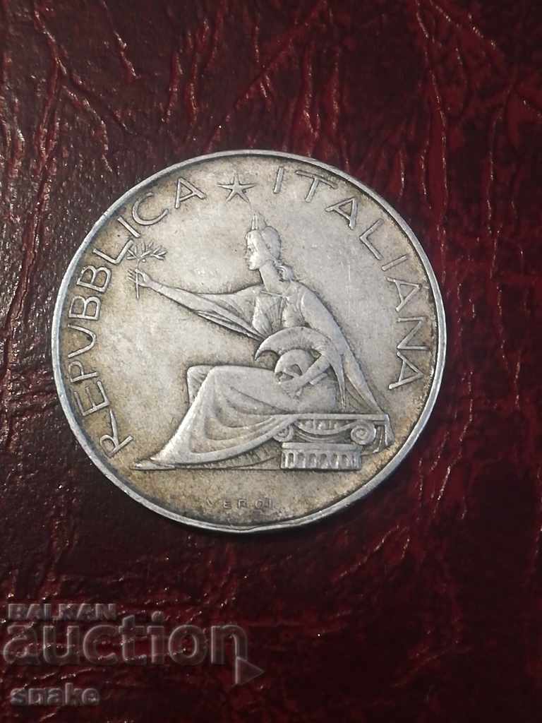 Italia 500 de lire sterline 1961 Argint