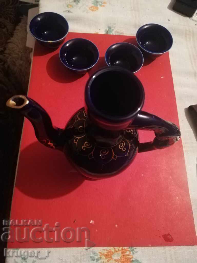 Порцеланов сервиз за саке - 5