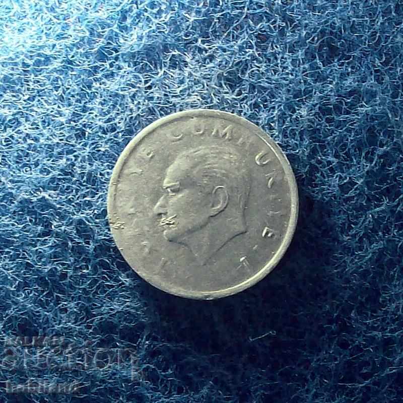 10 lira Turkey 1987 with price 0.30 BGN | € 0.15