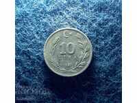 10 lire Turcia 1987