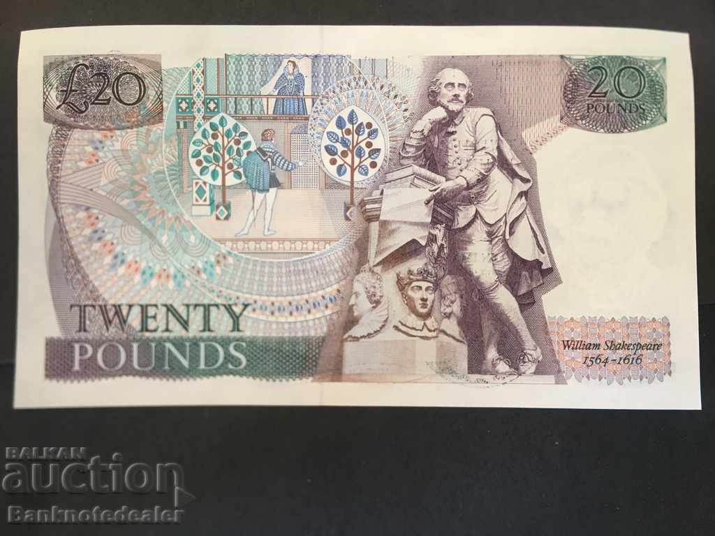 England 20 Pounds 1981-84 D H F Somerset Pick 380c Ref 75B with price 180.00 BGN | € 92.03 England 20 Pounds 1981-84 D H F Somerset Pick 380c Ref 75B with price 180.00 BGN | € 92.03