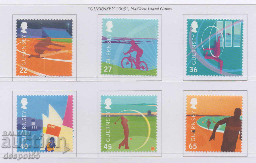 2003 Guernsey. International Sports Games "Island Games' 03"