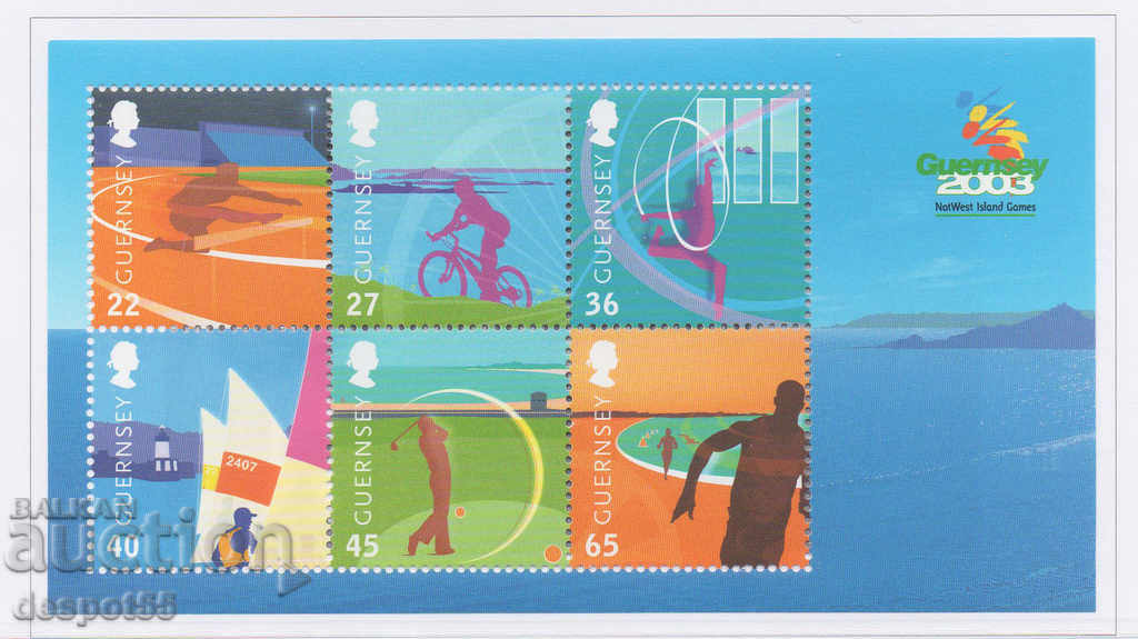 2003 Guernsey. International Sports Games "Island Games' 03"