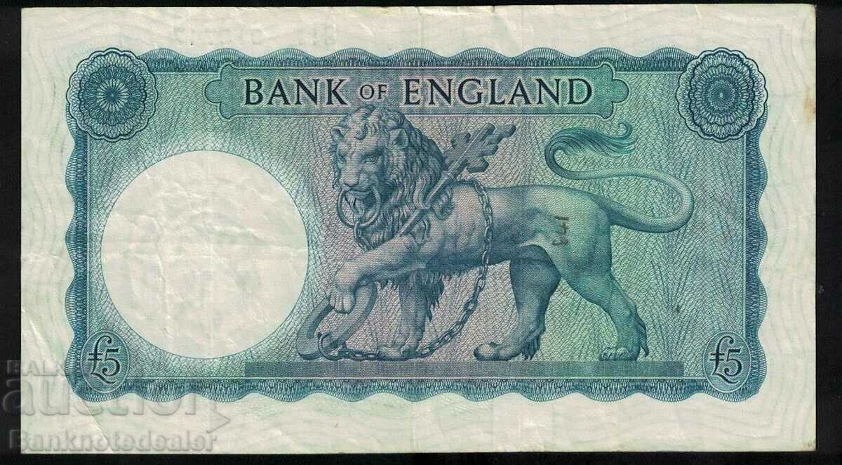England 5 Pounds 1957-61 Pick 371a O'Brien. Ref CI7 918747 with price 100.00 BGN | € 51.13 England 5 Pounds 1957-61 Pick 371a O'Brien. Ref CI7 918747 with price 100.00 BGN | € 51.13