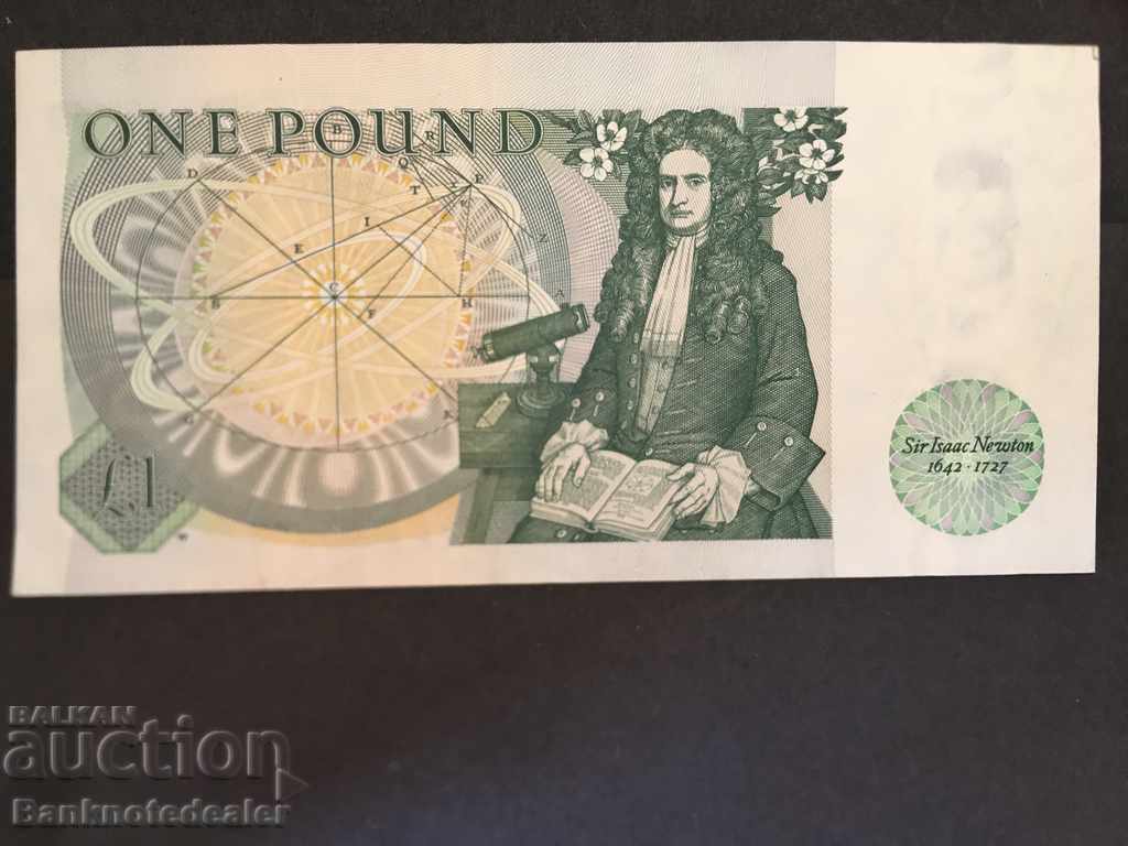 England 1 Pound 1981-84 DHF Somerset Pick 377b Ref 7954 Unc with price 15.00 BGN | € 7.67