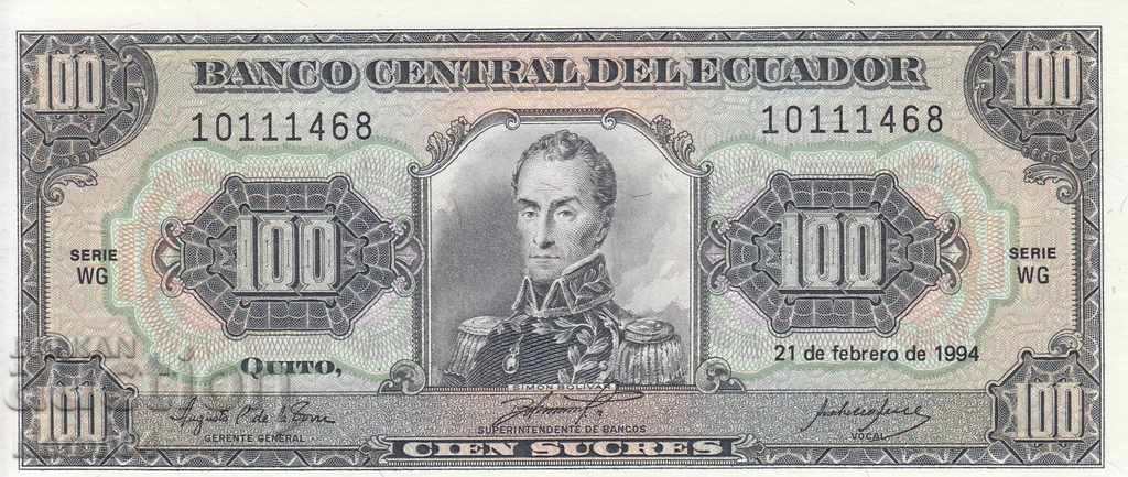 100 сукре 1994, Еквадор