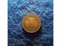 50 центимес Франция 1924