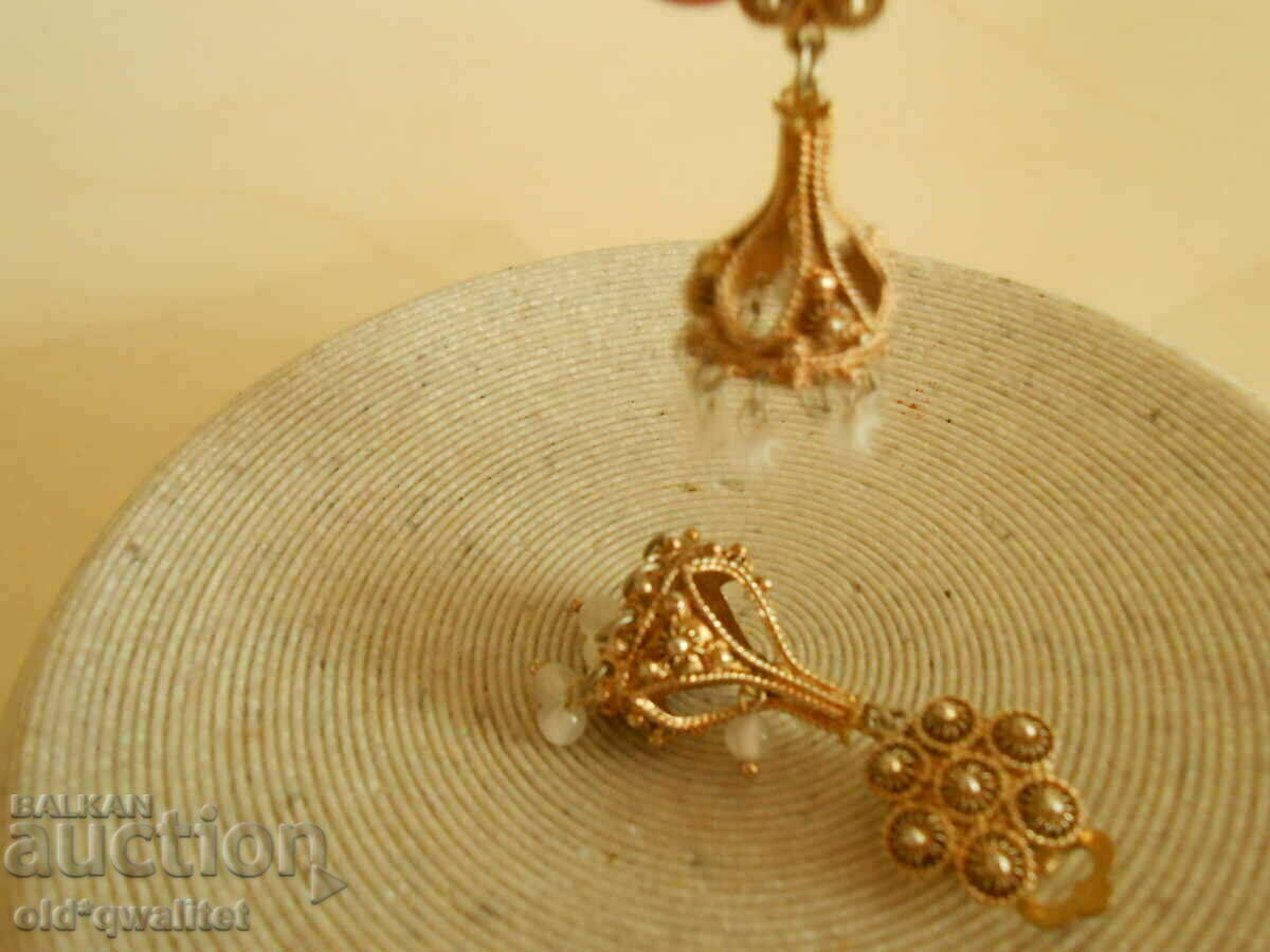 Old silver EARRINGS with unique gilding with price 199.00 BGN | € 101.75 Old silver EARRINGS with unique gilding with price 199.00 BGN | € 101.75