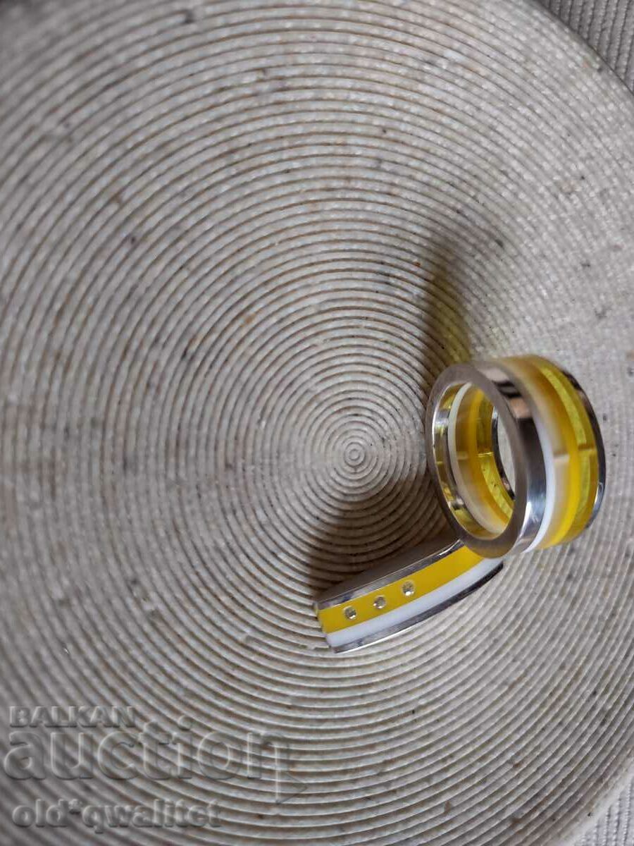 Set of Locket and Rings, Silver 925, designer - 6 Set of Locket and Rings, Silver 925, designer - 6