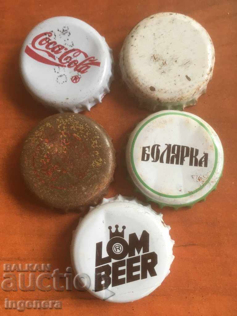 BEER CAPS LEMONADE CAP FOR COLLECTION-5 PCS with price 4.00 BGN | € 2.05