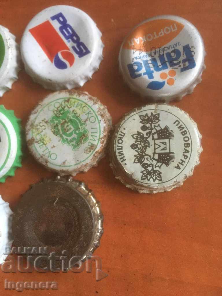 Auction BEER CAPS LEMONADE CAP FOR COLLECTION-8 PCS Auction BEER CAPS LEMONADE CAP FOR COLLECTION-8 PCS