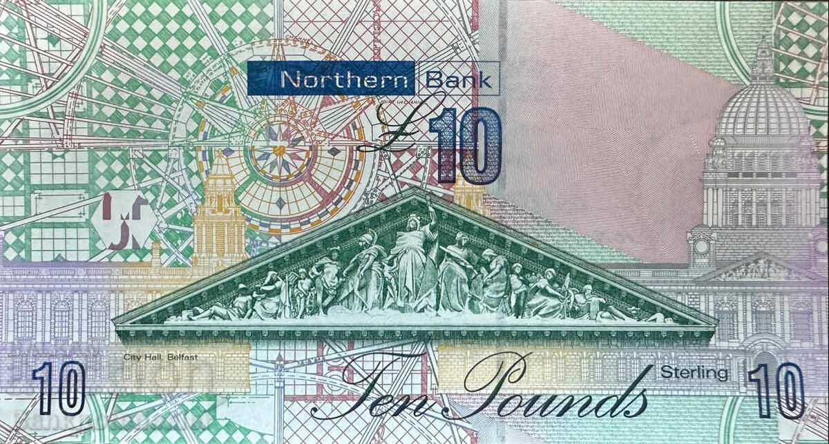 Northern Ireland 10 Pounds 2008 UlsterBank Pick 338 Ref 3139 with price 75.00 BGN | € 38.35 Northern Ireland 10 Pounds 2008 UlsterBank Pick 338 Ref 3139 with price 75.00 BGN | € 38.35