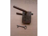 OLD lock with key LOCKING MECHANISM