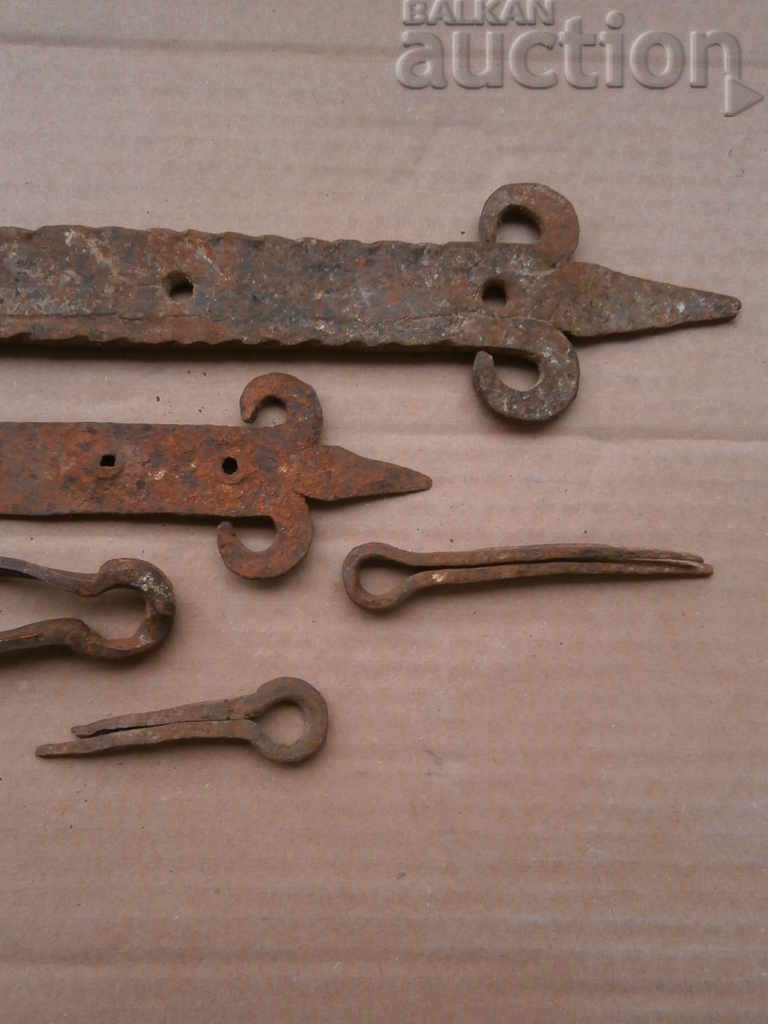 OLD FORGED HINGES LOCKING MECHANISM - 6 OLD FORGED HINGES LOCKING MECHANISM - 6