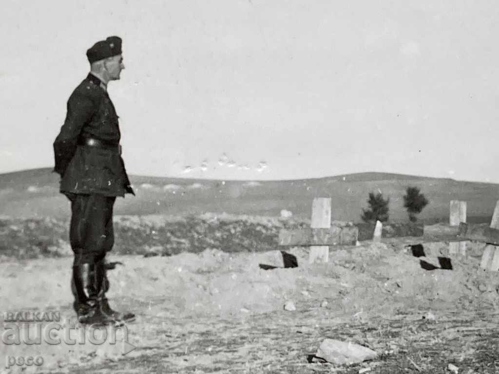 Delivery of Krupishte village / Shtip / German cemetery 1944. Bulgarian officer