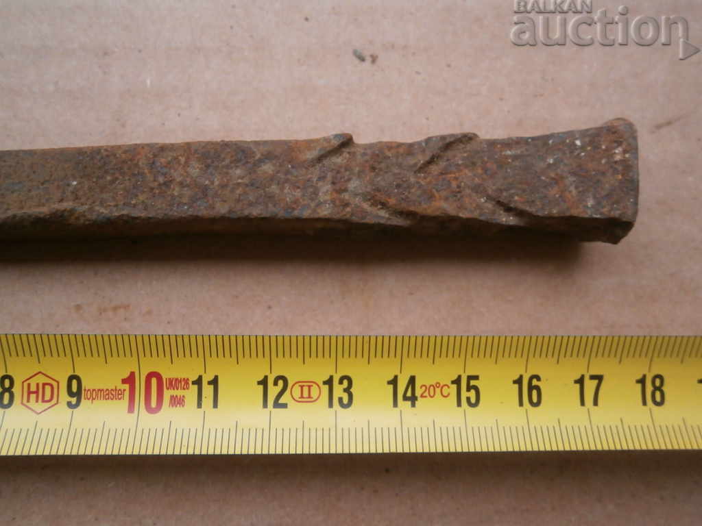 Old wrought iron, nail, wrought iron - 5 Old wrought iron, nail, wrought iron - 5