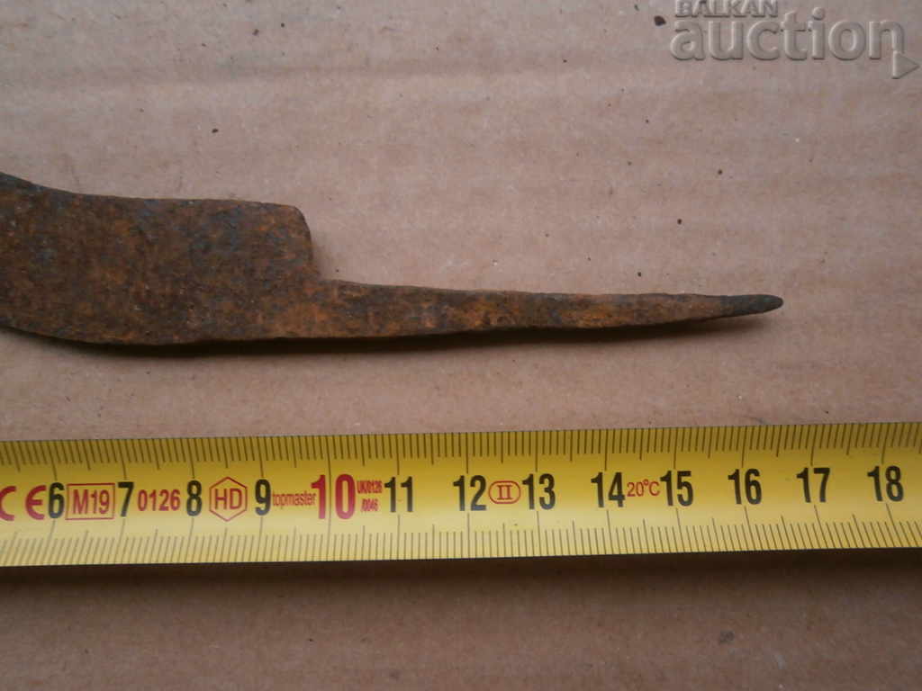 antique kosher SMALL KNIFE hand forged - 6 antique kosher SMALL KNIFE hand forged - 6