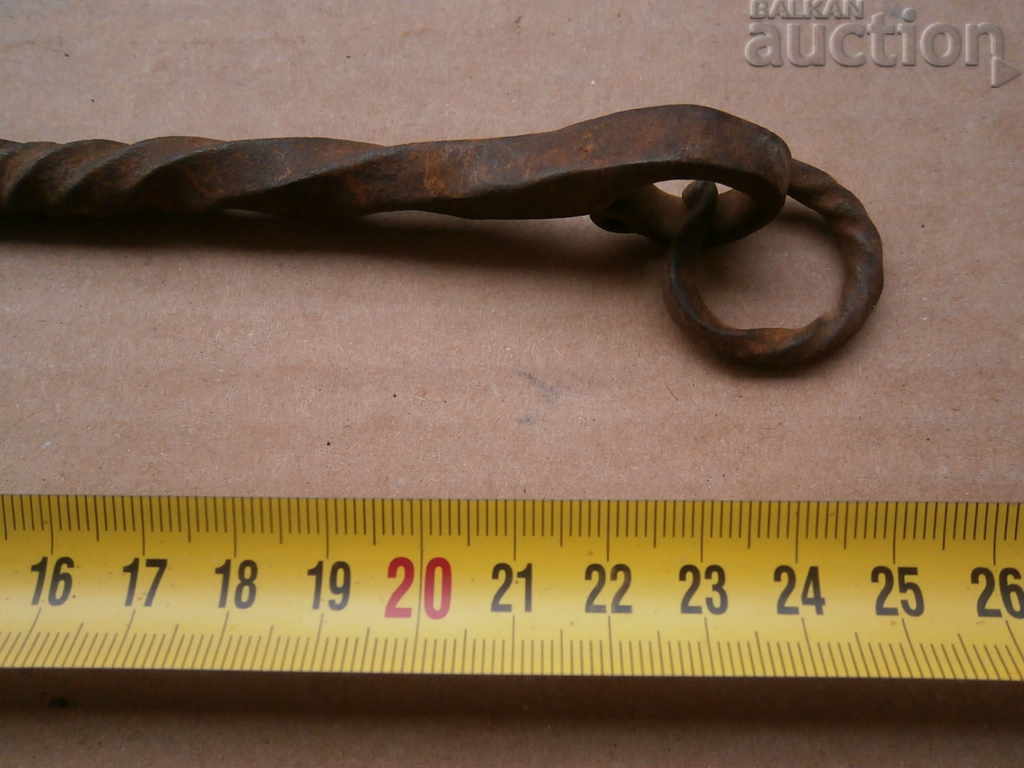 Delivery of old manual forged coat of arms