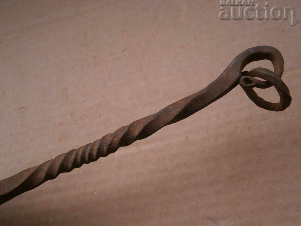 old manual forged coat of arms - 5