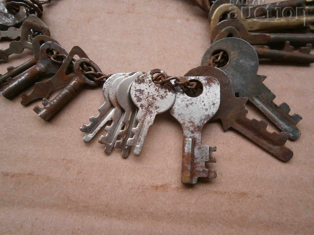 Licitație Blocare cheie antică cheie cheie cheie lot Licitație Blocare cheie antică cheie cheie cheie lot