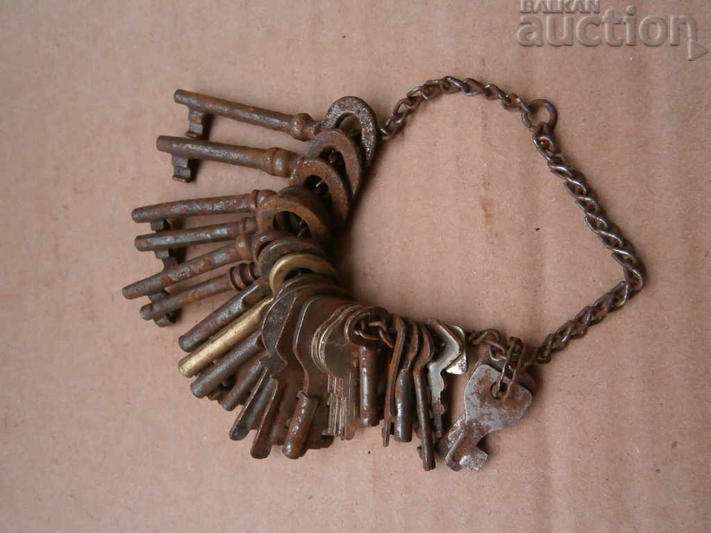 Blocare cheie antică cheie cheie cheie lot - 6 Blocare cheie antică cheie cheie cheie lot - 6