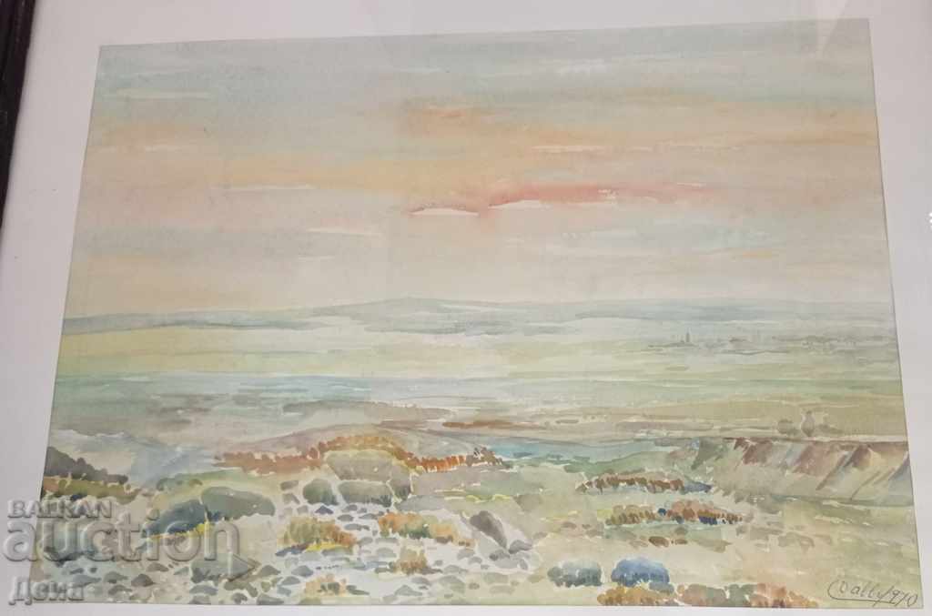 Савов, Майсторски АКВАРЕЛ 1970г с цена € 48.57 | 95.00 лв.