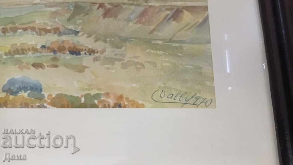 Auction  Savov, Master WATERCOLOR 1970