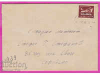 271083 / България плик 1951 Свищов Искрец Санаториум Своге