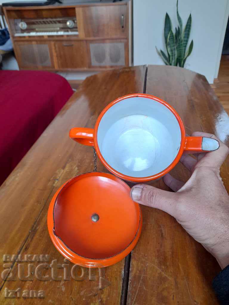 Old enamel teapot - 5 Old enamel teapot - 5