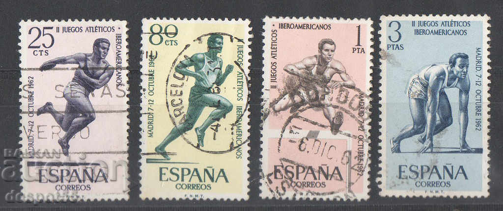 1962 Spain. Second Spanish-American Games, Madrid. Spain