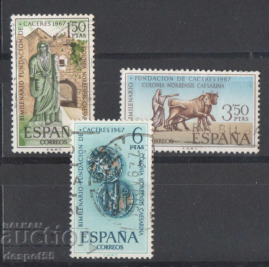 1967. Spain. 2000th anniversary of Cáceres.