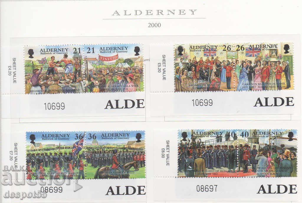 2000. Alderney. Historical development of Alderney.