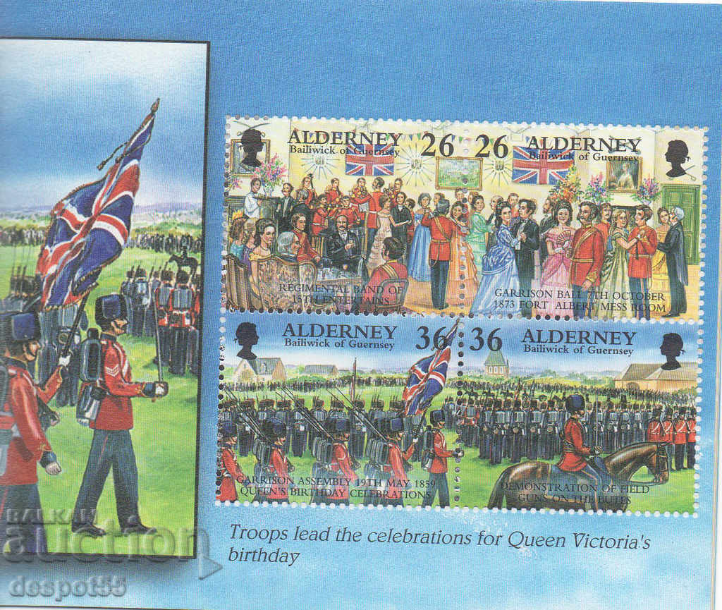 2000. Alderney. Historical development of Alderney. Carnet. - 5 2000. Alderney. Historical development of Alderney. Carnet. - 5