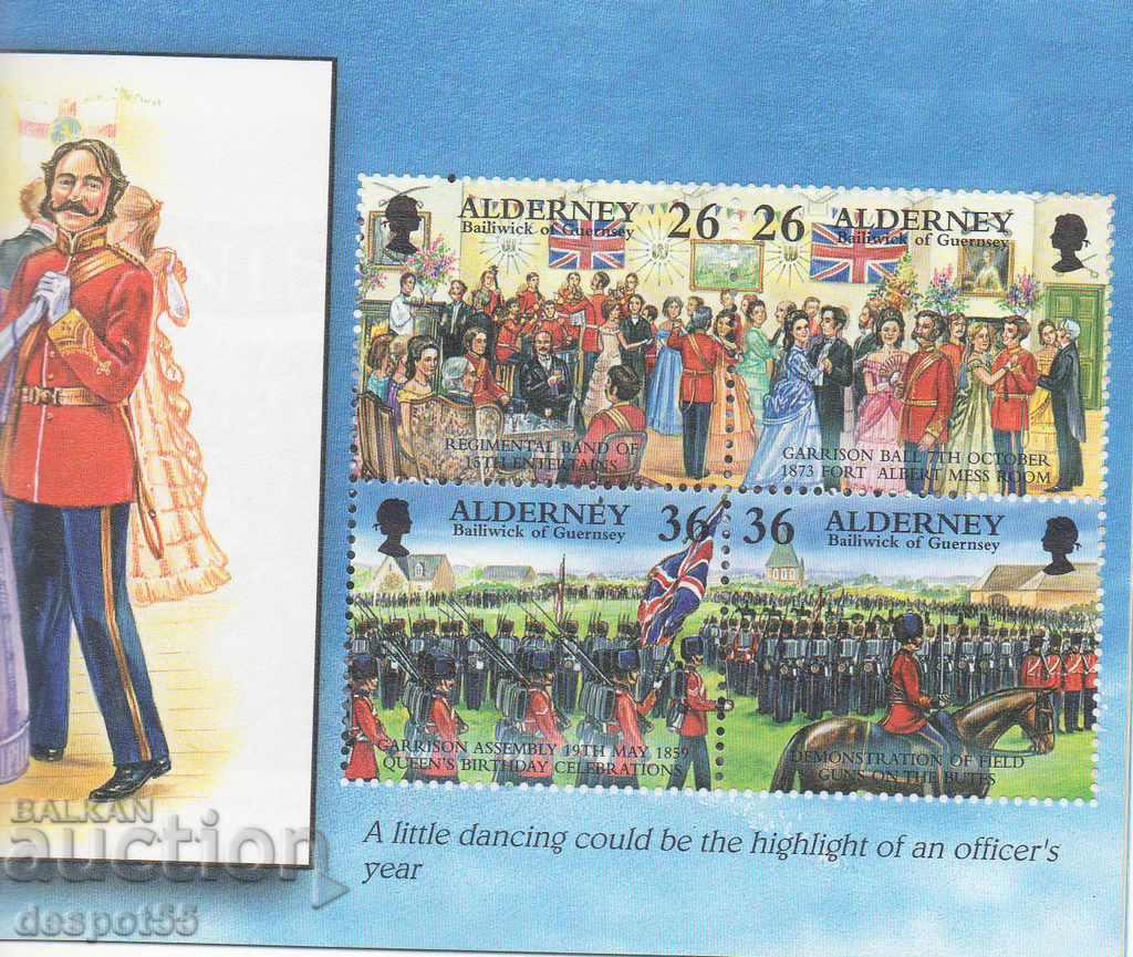 2000. Alderney. Historical development of Alderney. Carnet. - 6 2000. Alderney. Historical development of Alderney. Carnet. - 6