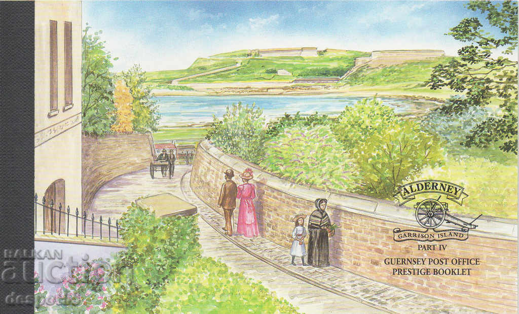 2000. Alderney. Historical development of Alderney. Carnet.